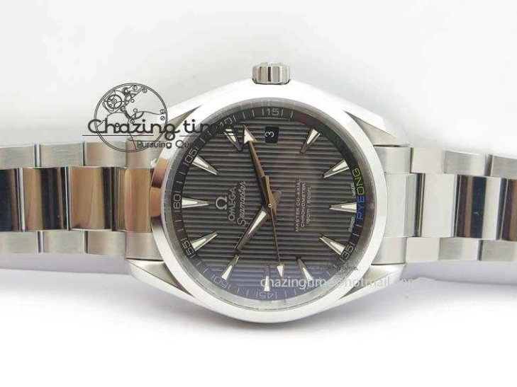 0517 Versatile Aqua Terra ‘PyeongChang 2018’ JHF Best Edition Black Dial On SS Bracelet A 8204